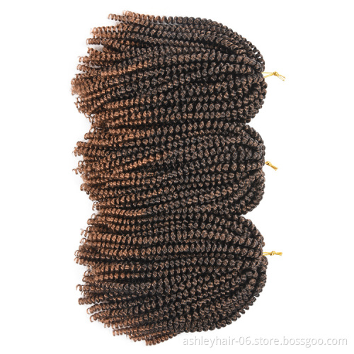 Wig industry with supply source spot wholesale spring twist can wear self-made African  Synthetic fiber hair